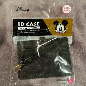 NWT Disney Mickey Mouse ID Wallet Case black